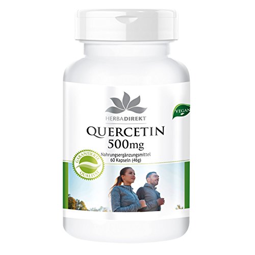 Quercetina 500 mg – 120 capsule – Vegan – Altamente dosata – Antiossidante 3