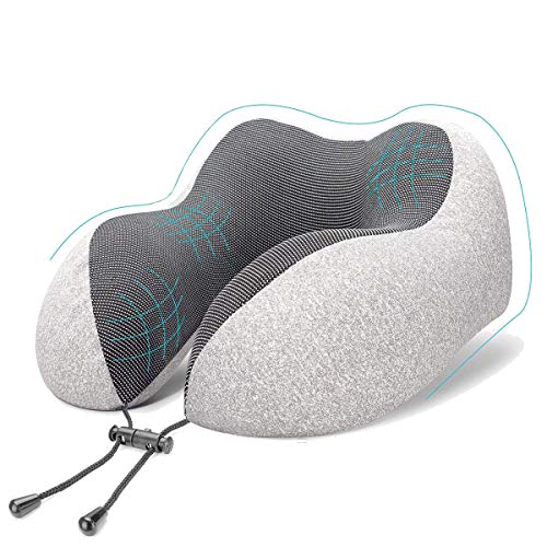 Valuetom Premium – Cuscino di sostegno lombare memory foam supporto lombare cuscino per la casa, ufficio, auto e – Nuovo design ergonomico in memory foam freddo con tessuto a rete