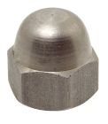 Confezione di 10 dadi ciechi DIN 1587), in acciaio inox A2 M8