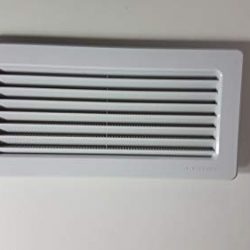 VentilationNord – Griglia di Protezione dalle intemperie per Canale Piatto, 220 x 90 cm, con zanzariera, in plastica 2