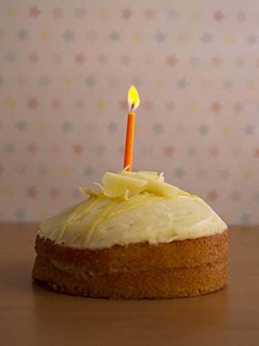 Boxer Gifts, Candeline per Torte di Compleanno, con fiammella Colorata, 12 pz, Grigio (Grau) 6