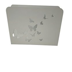 King Home PORTARIVISTE Bianco Butterflies, 30x8x23 cm 2