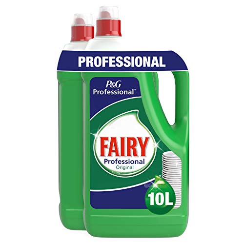 Fairy Professionale Original Detersivo Piatti a Mano Liquido, 10 L, Maxi Formato da 2 x 5000 ml 2