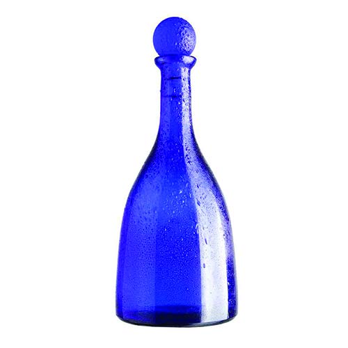 BrandPrint Bottiglia in Vetro per Acqua solarizzata Colore Blu MOD. Viola 750ml con Tappo a Sfera 2