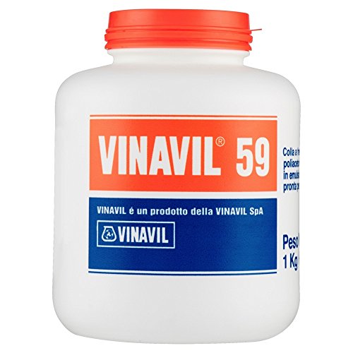 Vinavil – D0606 – Colla Vinavil 59 adesivo acetovinilico ad alto residuo secco – 1 Kg