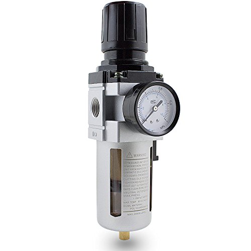 bituxx® unità di manutenzione ad aria compressa 1/2 Riduttore di pressione acqua separatore Oliatore Filtro 1/2 pollici 10 Bar per compressori aria compressa & linee