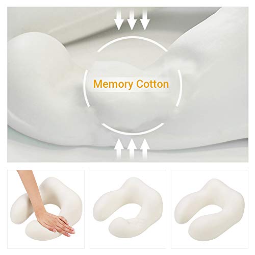 Valuetom Premium – Cuscino di sostegno lombare memory foam supporto lombare cuscino per la casa, ufficio, auto e – Nuovo design ergonomico in memory foam freddo con tessuto a rete 2