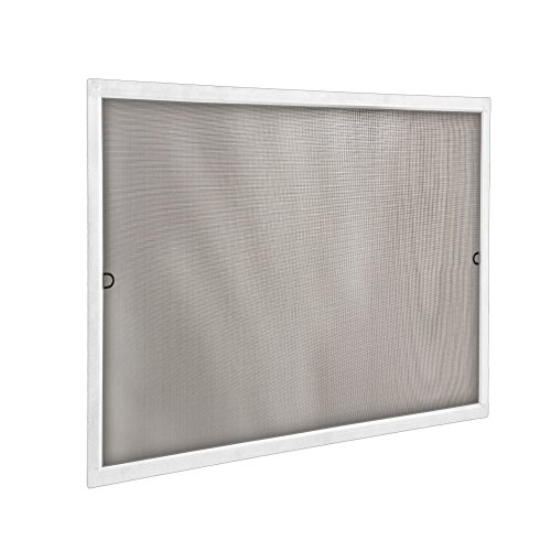 JAROLIFT Zanzariera con telaio in alluminio – SlimLine per finestre 90 x 150 cm bianco – montabile senza fori 2