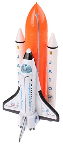 Johntoy 26027 – Space Shuttle con Luce e Suono, Multicolore 2