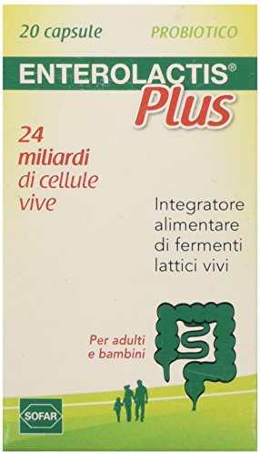 Sofar Enteroliti Plus Integratore Alimentare di Fermenti Lattici – 20 Capsule 3