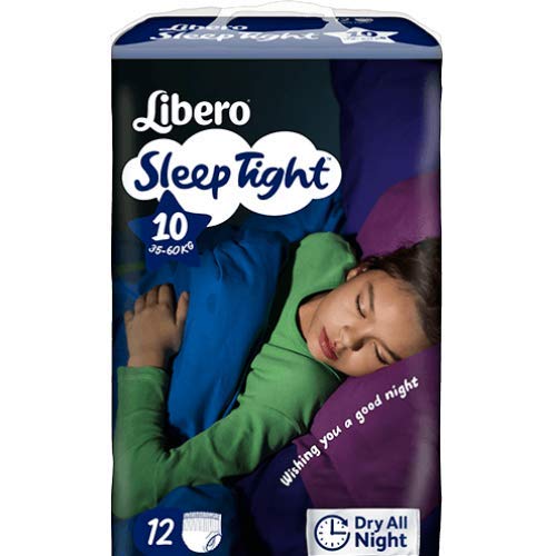 Pannolini Libero Sleep Tight Taglia 9 (22-37 kg) – 56 pezzi (4 pacchi da 14)