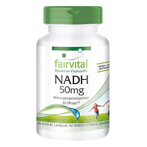 NADH 50mg – per 2 mesi – VEGAN – alto dosaggio – 60 capsule – DRcaps® a rilascio ritardato 3