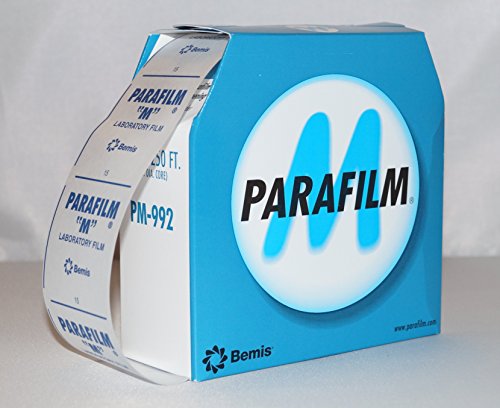 Silkfactory – Parafilm, pellicola di chiusura extralarge 10 x 5 cm per sigillare, incollare, isolare diversi tipi di bottiglie o contenitori, 5 metri 5