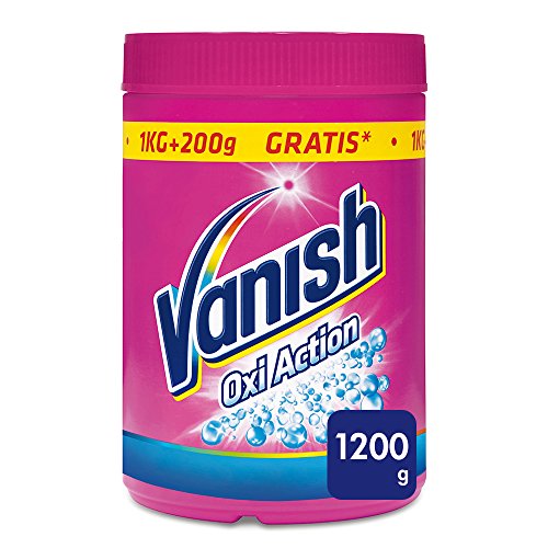 Vanish Oxi Action Polvere Rosa, Smacchiatore per Capi Colorati, 1200 g