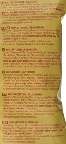 Probios Chips di Lenticchie e Rosmarino – Confezione da 12 x 40 g 5