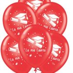 ocballoons Palloncini Laurea Rossi addobbi e Decorazioni per Feste Party Confezione 20pz