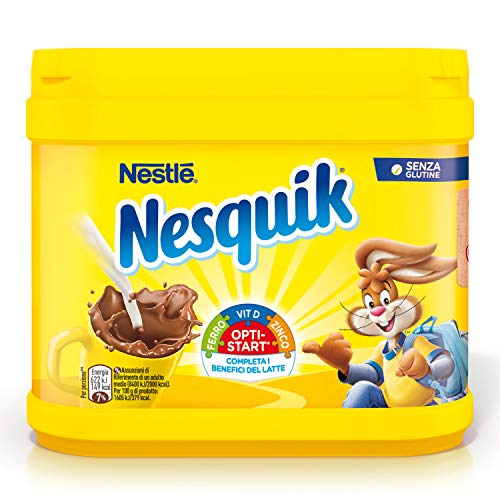 Nesquik Opti-Start Cacao Solubile per Latte Barattolo, 500 g 2