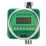 Fdit Sensore di Pioggia Display LCD Timer Automatico per irrigazione Regolatore elettronico per irrigazione da Giardino Impermeabile all’Aria Aperta