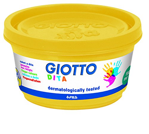 Giotto 534100-6 Barattoli 100 ml Tempera a Dita 3