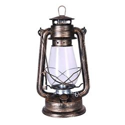 GCMJ Kerosene Lampade, Ultra Pure Lamp Lanterne con Manopola Dimmer Antiquariato Senza Fumo Inodore Lampada Campeggio (Color : Bronze)