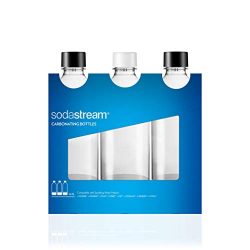 SodaStream Bottiglie Universali per gasatore d’acqua, Capienza 1 Litro, Confezione da 3