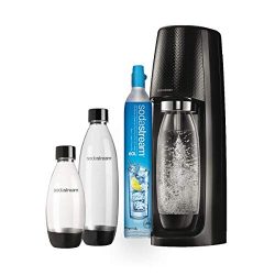 Sodastream Gasatore D’Acqua Spirit Mega Pack Black, 3 Bottiglie e 1 Cilindro Inclusi 2