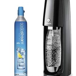 Sodastream One Touch, Gasatore d’Acqua Frizzante, Automatico, Nero
